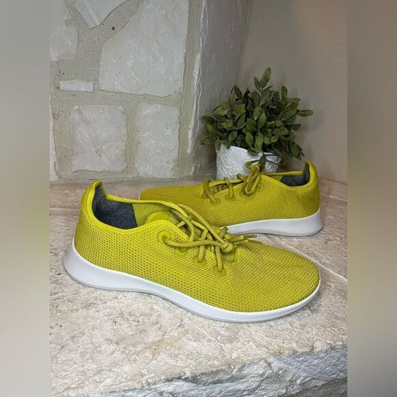 Allbirds lime green tree runners sz 14 - Picture 4 of 8